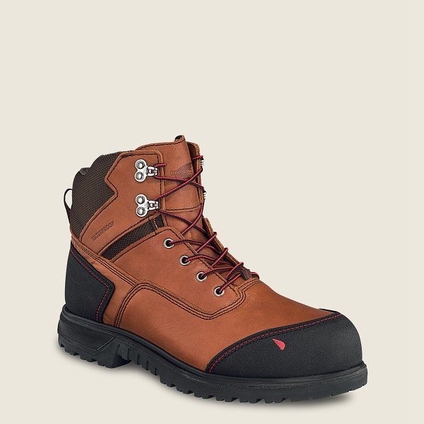 Bottes de Sécurité Red Wing - Brnr Xp - 6-Inch Waterproof Toe - Marron/Noir - Homme 308EFPBUS